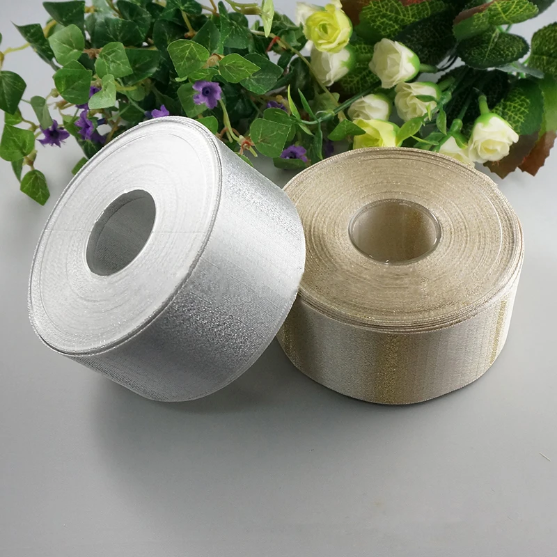 5 м/лот градиентная Блестящая лента для свадебных вечеринок украшения букета