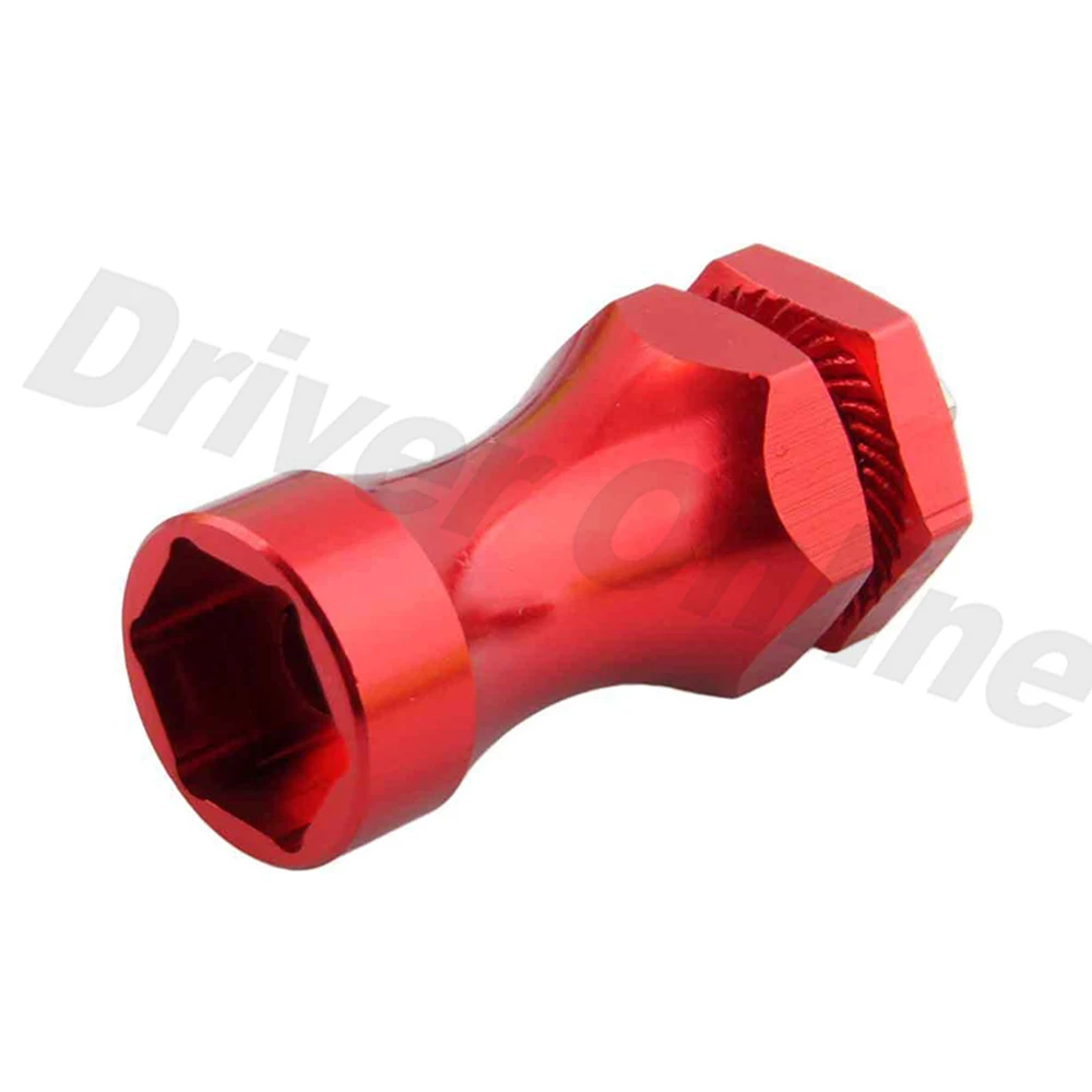 Адаптер колесного шестигранника из алюминия 30 мм, удлиненный и утолщенный, с 12 мм шестигранником и 17 мм резьбой для колес HSP 1/10 RC Car Buggy Bigfoot Truck 1/8.