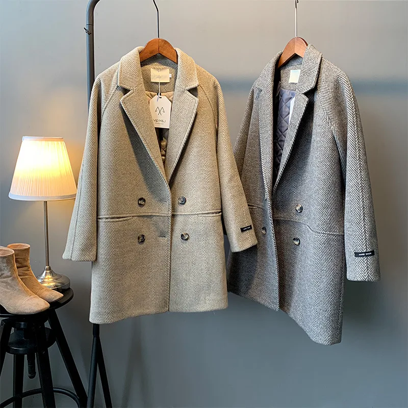 

Jackets for Women New Arrival 2021 Autumn Winter Coat Casual Elegant Winter Collar Parka Long Jackets Elegant Office Lady Coats