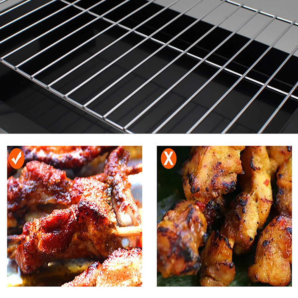 

Cooking Backpacking Desk Easy Install Terrace Outdoor Camping Portable Folding Stainless Steel Garden Travel Barbecue Grill