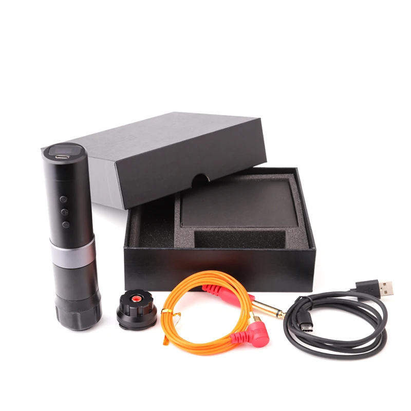 2020 Hot Wireless Charging Tattoo Machine Pen Strong Quiet Battery 2000mA/h RCA Connection for Machine Tattoo Pen Liner Shader