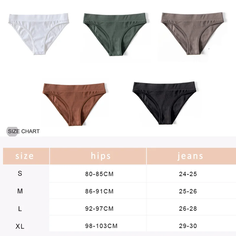 

Cotton Seamless Panties 1Pcs Pure Color Wide Side Fashion Lingerie Women Soft Cotton Underwear Low-waisted Female Underpants
