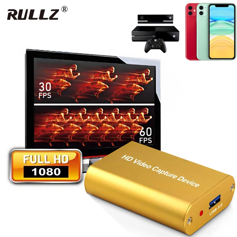Карта видеозахвата USB 3 0 HD 1080P 60 кадров в секунду устройство для захвата видео