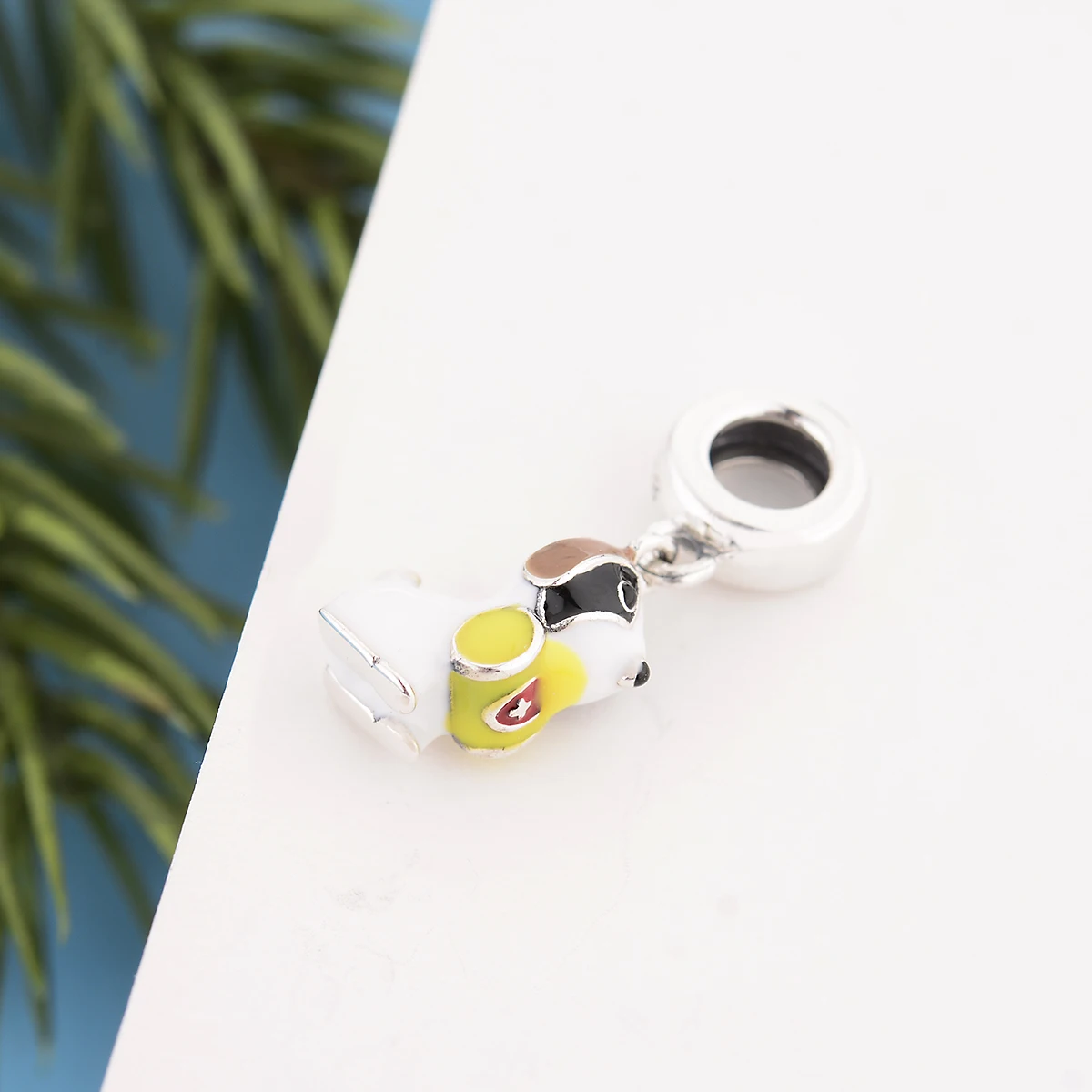 Fit Original Charm Bracelet 925 Sterling Silver Lifeguard dog Pet Saint Bernard Dog With Bead For Making Women Berloque 2021 New | Украшения