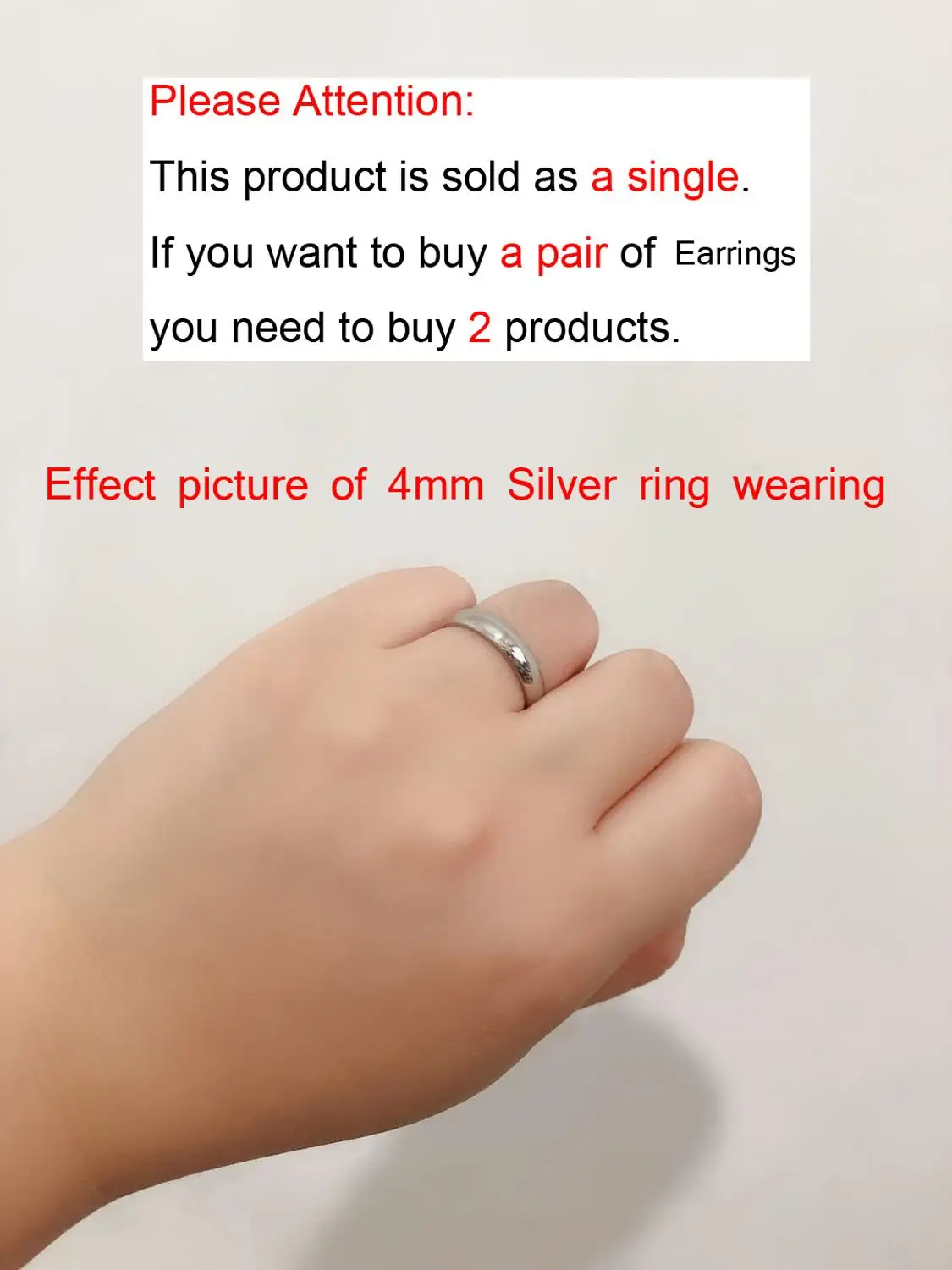 Кольцо из нержавеющей стали высокого качества 4 мм 6 оптовая продажа простое