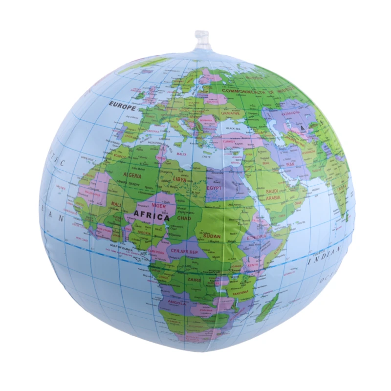 Надувной Глобус World Earth карта океана мяч география обучающая игра пляжный детские