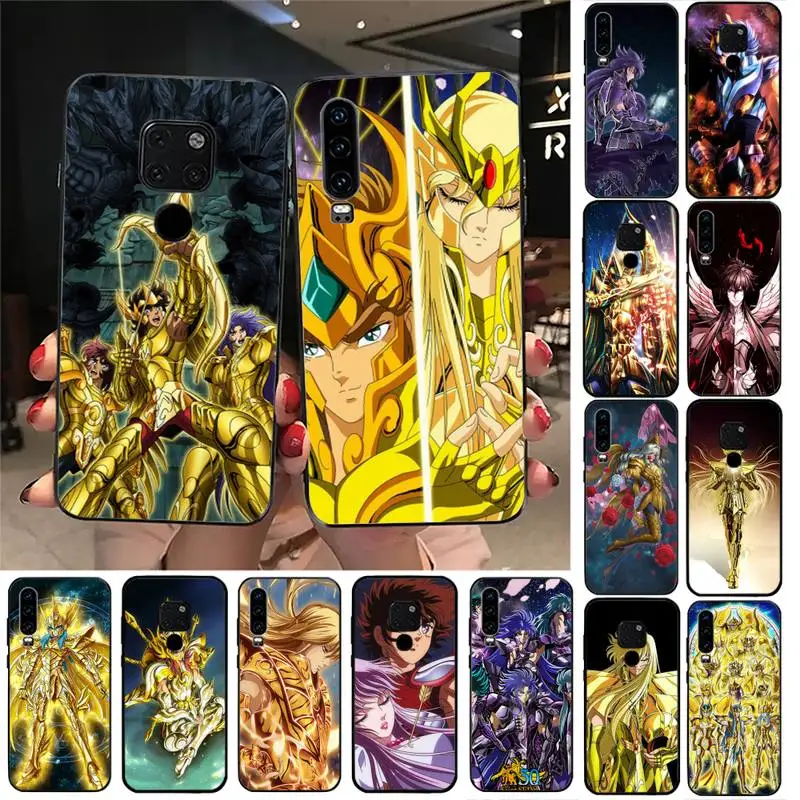 

Saint Seiya Anime Phone Case For Huawei Nova3I 3E mate9 10 20lite 20Pro 40 30pro funda case