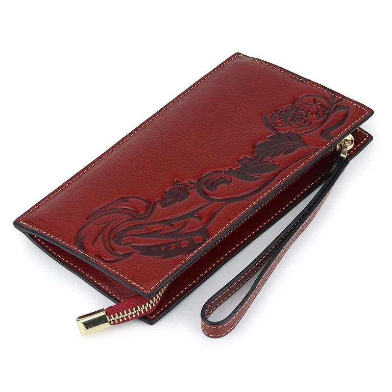 Комфортный вместительный женский кожаный бумажник Новое поступление Женский