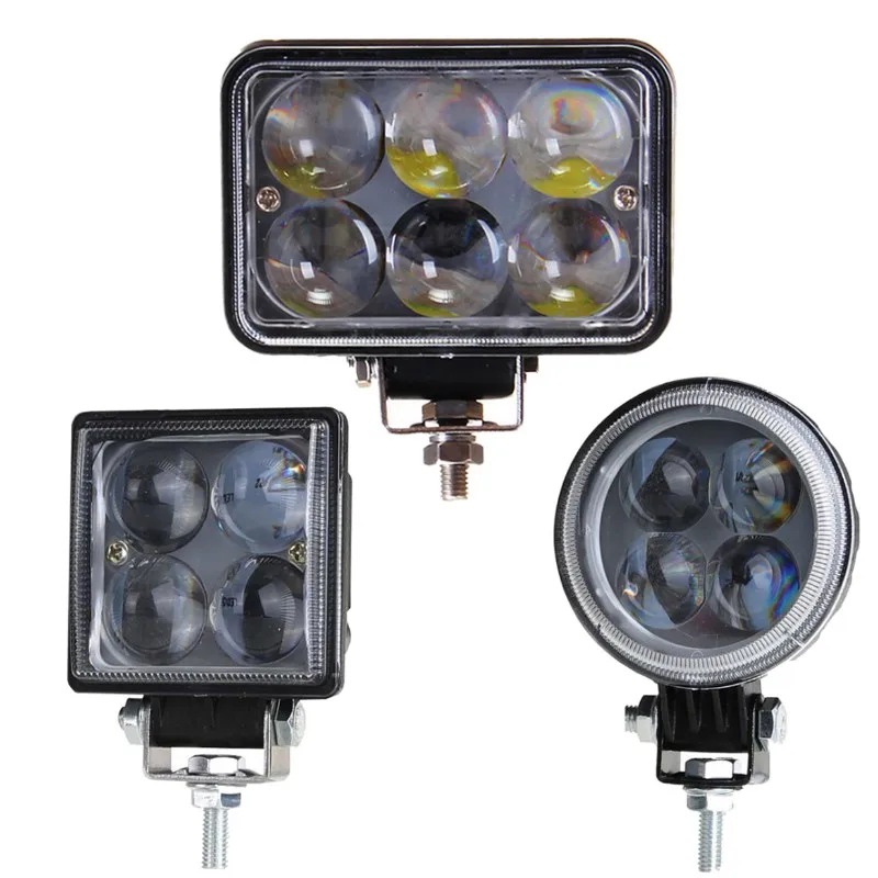 3 &quot12W 12V 24V трактор грузовик ATV внедорожник лодка внедорожный Точечный светильник