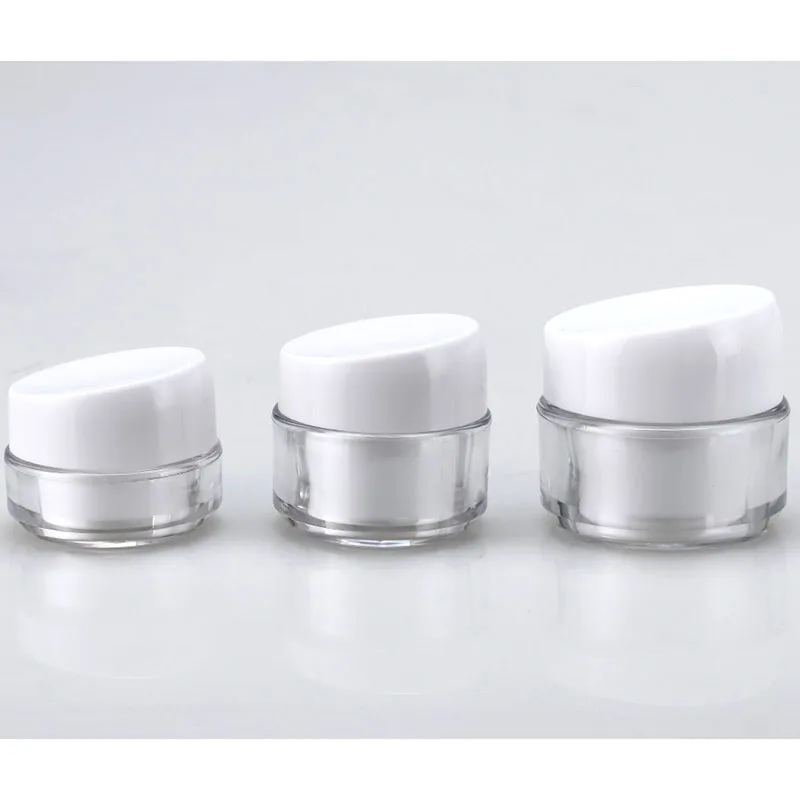 Новинка 1 шт. 30/50 г косметические баночки Пустые Акриловые Банки для крема банки