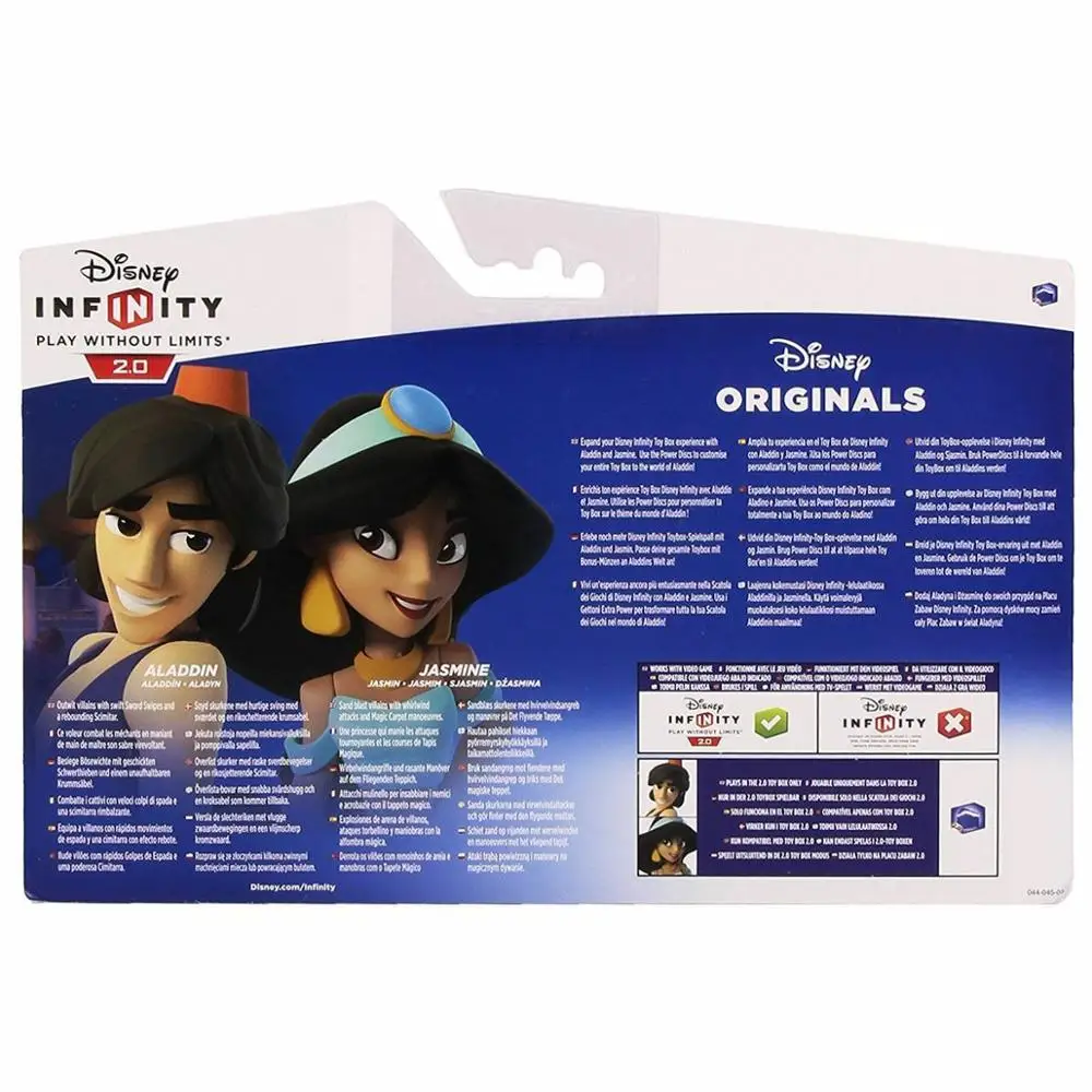 Официальный игровой набор Disney Infinity 2 0 Aladdin &amp Jasmine игровые аксессуары PS3/PS4/XBOX360/Wii |