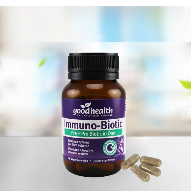 NewZealand GOOD HEALTH Immuno-Biotic Probiotic Beneficial Bacteria for Adult Vegetarians Supporting Healthy Immune System |