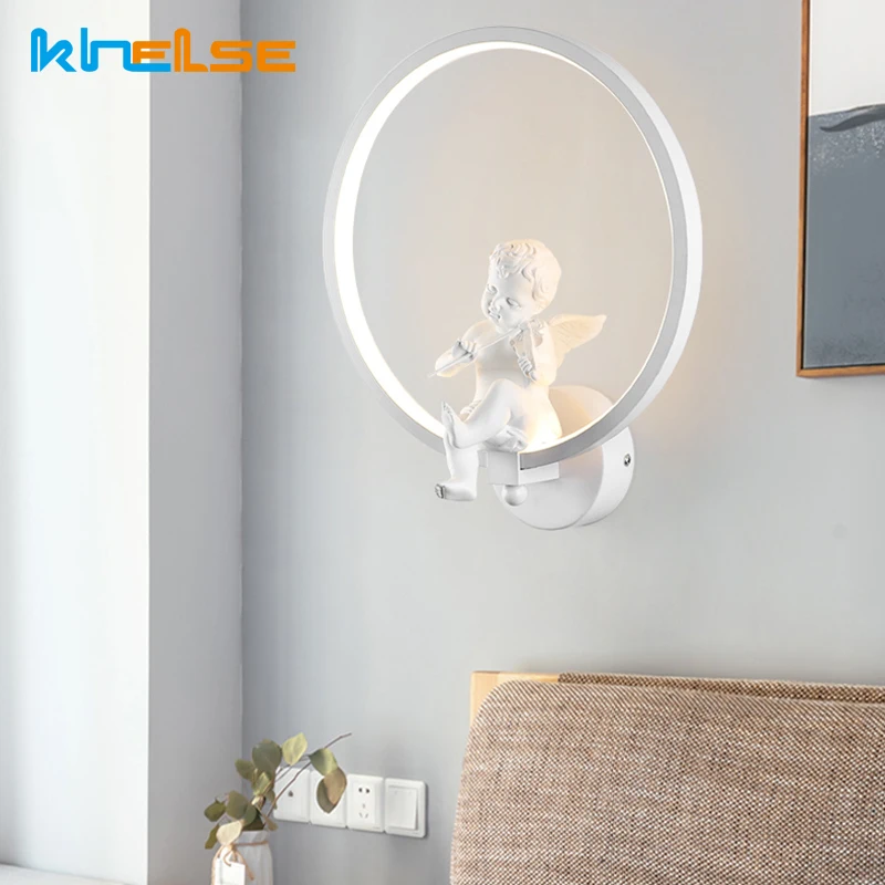 18 Вт светодиодный Скандинавский современный милый ангел светильник Khelse Прихожая