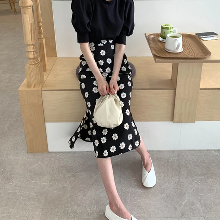 Новинка 2021 летние женские юбки с высокой талией повседневные модные облегающие