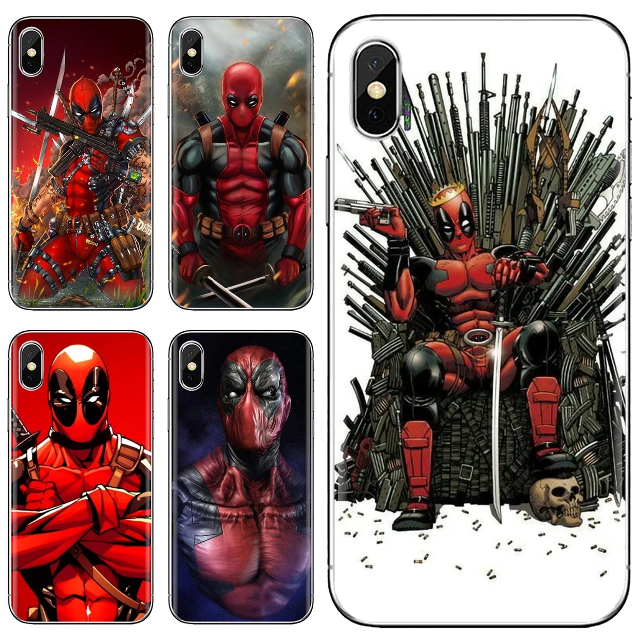 Мягкий чехол для Huawei P30 P40 P20 P7 P8 P9 P10 Lite Plus Pro 2015 2016 2017 Mini Creative Deadpool C Superheros