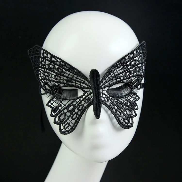 

MJ13-2 Lace big butterfly mask