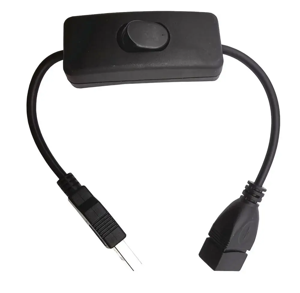 3а 22AWG медный USB Удлинительный шнур питания с переключателем USB AMAF удлинитель с переключателем контроллер линии