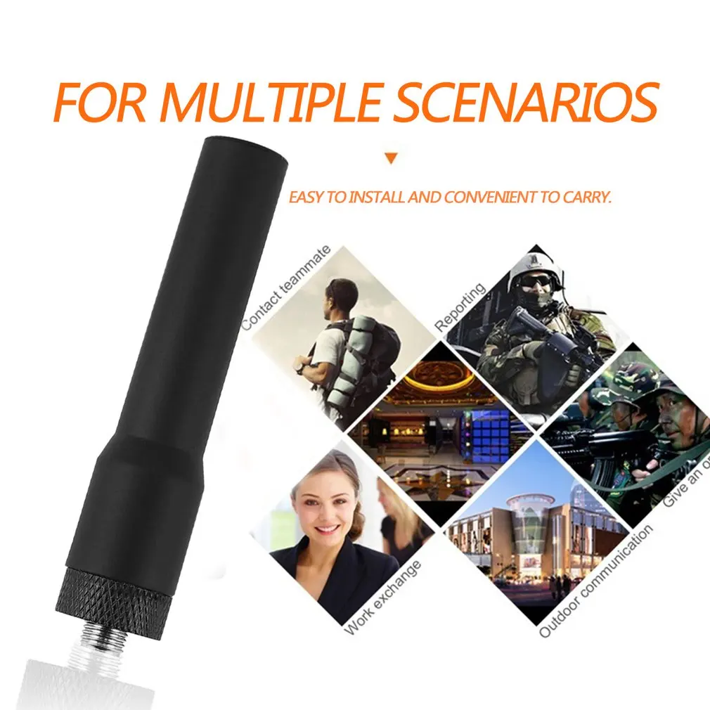 

1PC Mini SMA-F Female Dual Band Soft Antenna SF20 for BAOFENG Walkie Talkie UV-5R Plus UV-5RE Plus UV5RC UV-82 UVB5 UVB6 Hot