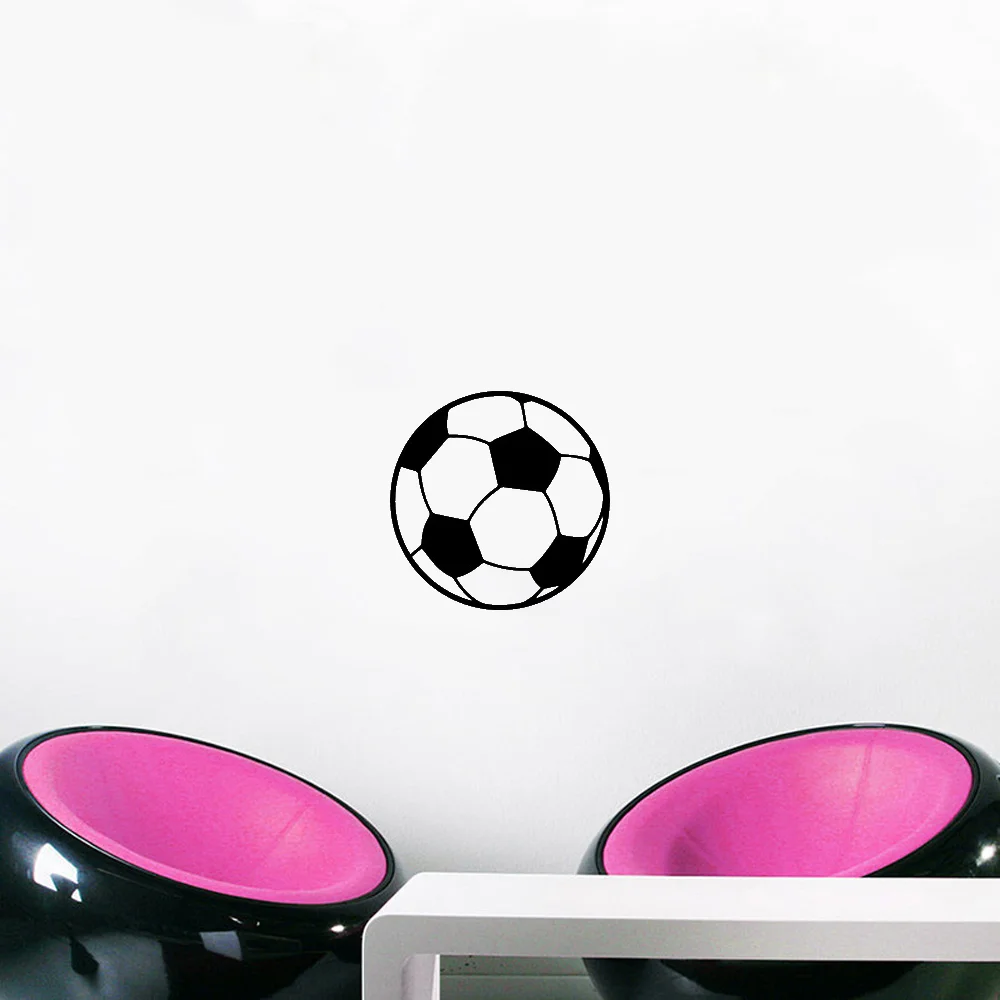 Футбола изготовленный на заказ имя наклейка стену футбольную тематику для