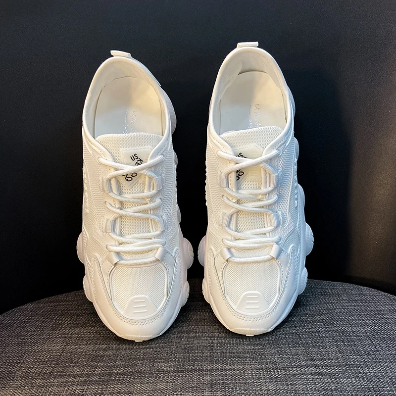 

Woman Fashion Sneakers Platform Chunky Casual Shoes Ulzzang Designers Basket Female Lacing Vulcanized Shoes Women 2020 Autumn