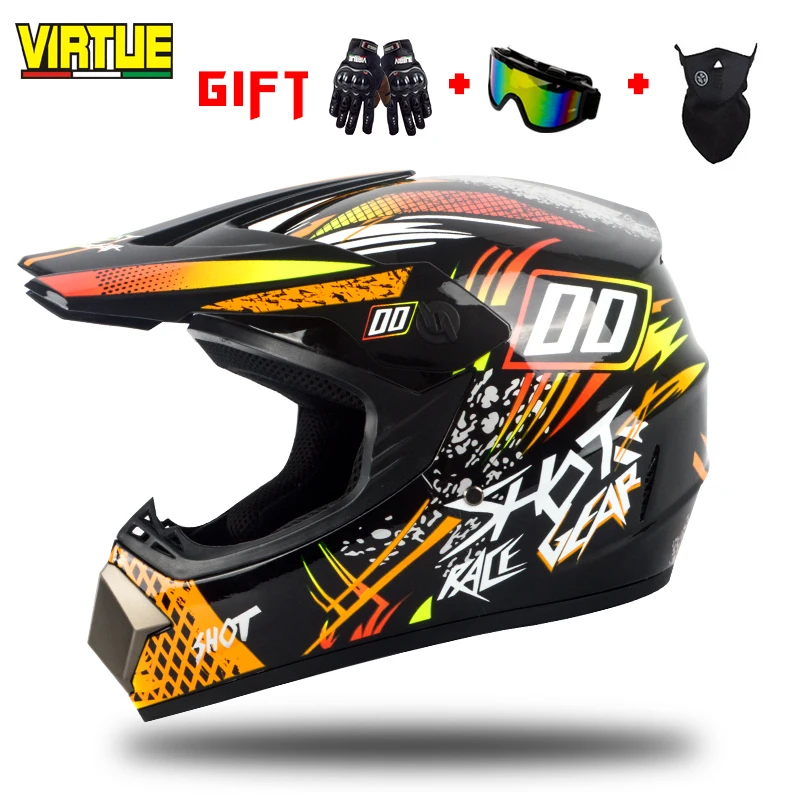 2019 Профессиональный Гоночный Мотокросс для мальчиков рандомный шлем подростков