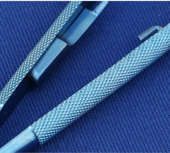 Микрохирургические инструменты титановый сплав фиксатор иглы прямой локоть