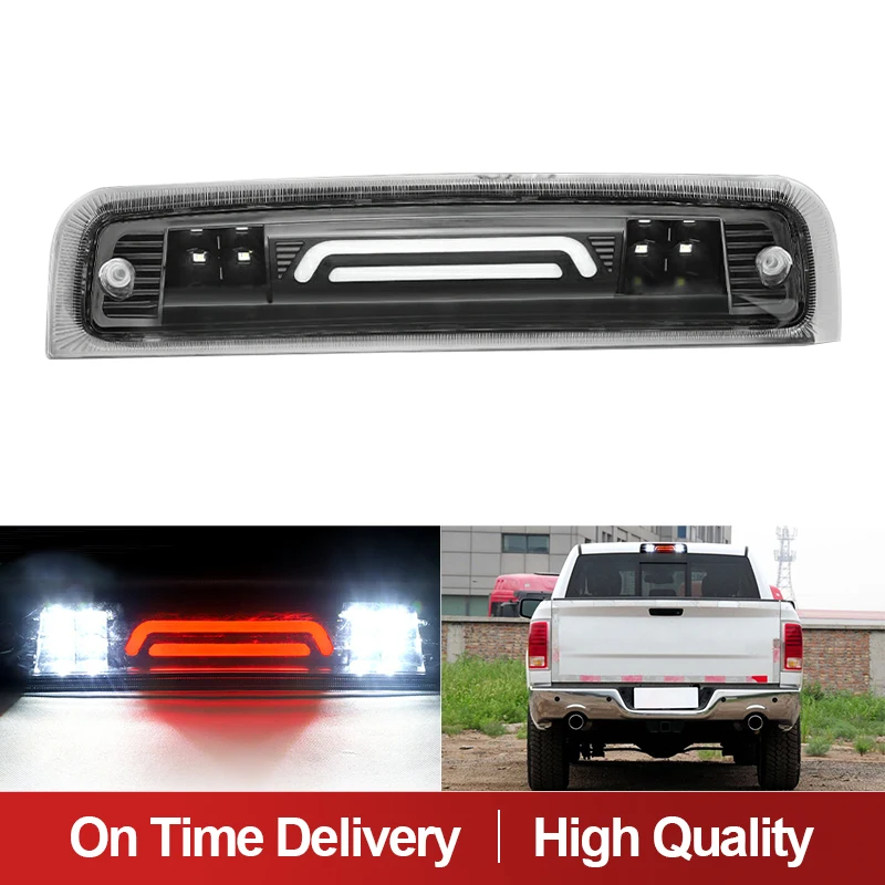 

1pcs LED Smoke Third Brake Cargo Light High Mount Stop Lamp Turn Signal Lights for Dodge RAM 1500 2500 3500 2002-2018