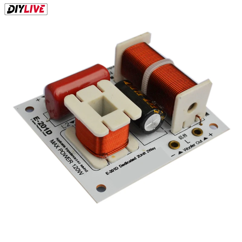 DIYLIVE KASUN E-201D 2-полосная 2-динамик (treeter + бас-гитара) HIFI динамик аудио Разделитель