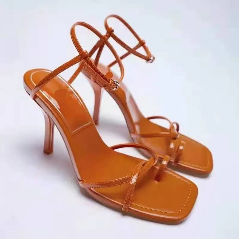 

Beige Heeled Sandals 2021 Women's Buckle Strap Flip Flops Platform Ladies Shoes Summer Large Size Black New Retro Corrective Hig