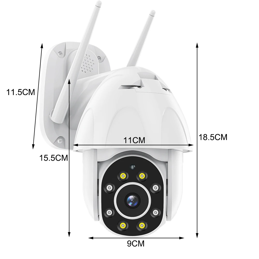 1080P PTZ IP камера наружная скоростная купольная беспроводная Wi Fi безопасности
