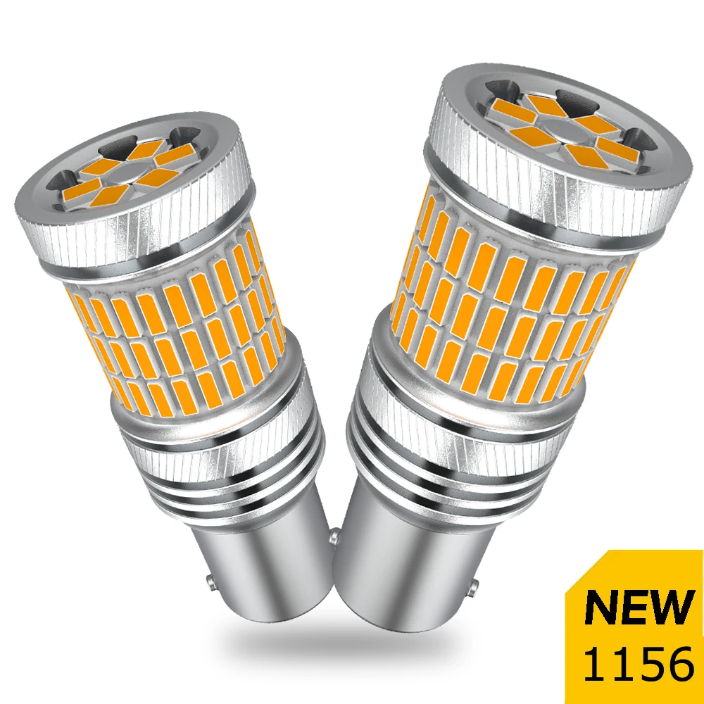 2X Янтарный Canbus Нет Hyper Flash 1156 P21W Ba15s светодиодный поворотник светильник для Bmw e46 e90