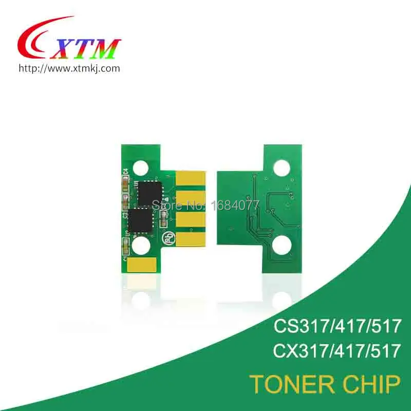 Тонер-чип 71B20K0 для Lexmark CS317 CS417 CS517 CX317 CX417 CX517 71B20C0 71B20M0 71B20Y0 лазерный чип 3K 2 3 K |