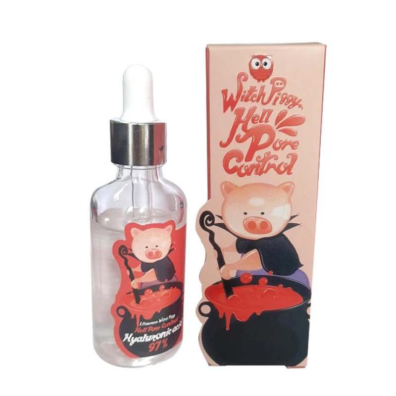 

50ml Korean Cosmetic Witch Piggy Hell Pore Control Hyaluronic Acid 97% Face Serum Crean Skin Care Facial Essence 01