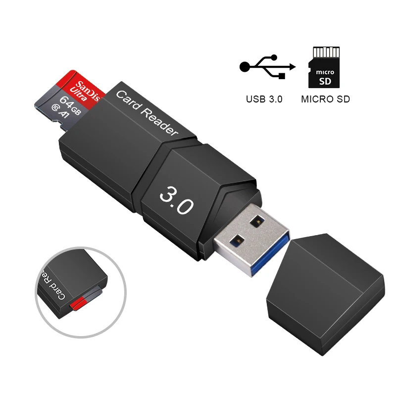 Кардридер Micro SD устройство чтения карт памяти USB 3 0 2 для адаптер флэш-накопитель