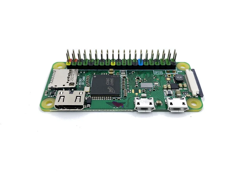 Raspberry Pi Zero WH с предварительно припаянными цветными кодовыми головками GPIO
