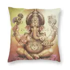 Мягкий статуя лорда Ганеши будды декоративная наволочка для подушки домашний декоративный слон Индийский Бог Чехлы мультипликационным мотивом для Гостиная