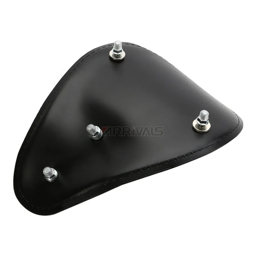 Универсальное мотоциклетное коричневое черное сиденье из искусственной кожи