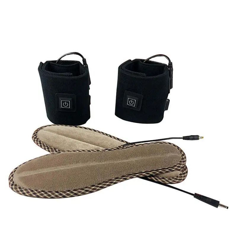 Электрические нагревательные стельки трехуровневый термостат литиевая стелька