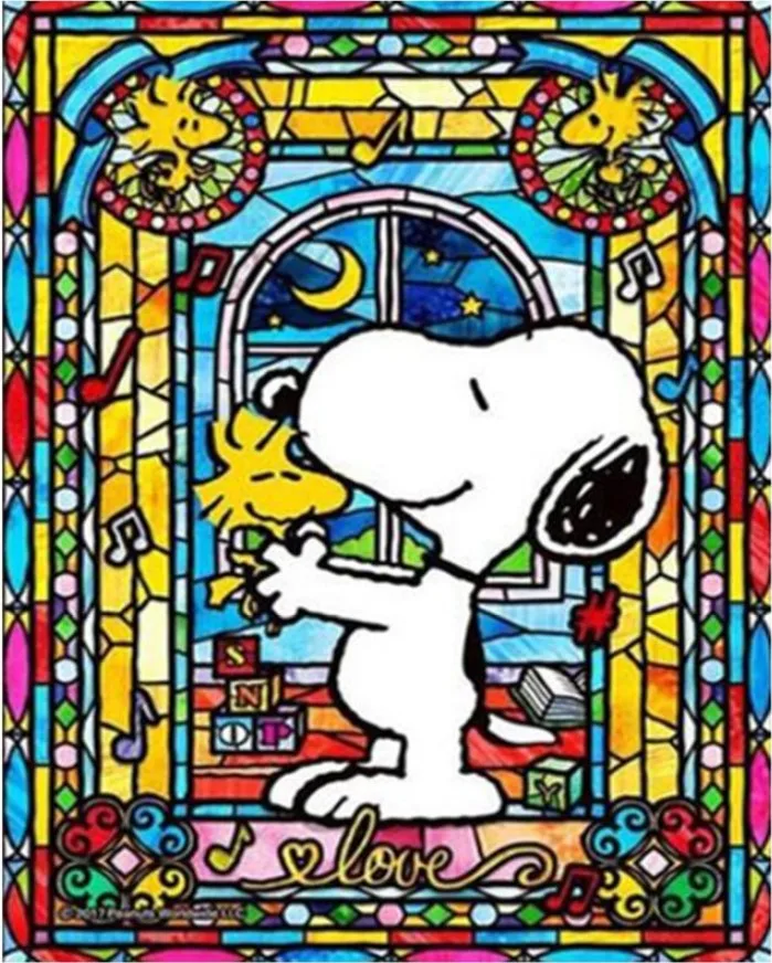 Полноразмерная картина из страз мультфильмов бриллиантовая аниме дотц детские