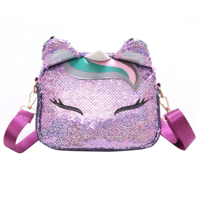 Women Sequin Bag Cartoon Animals Handbags Shoulder Pack Female Small Crossbody Bags For Ladies Messenger Fashion |