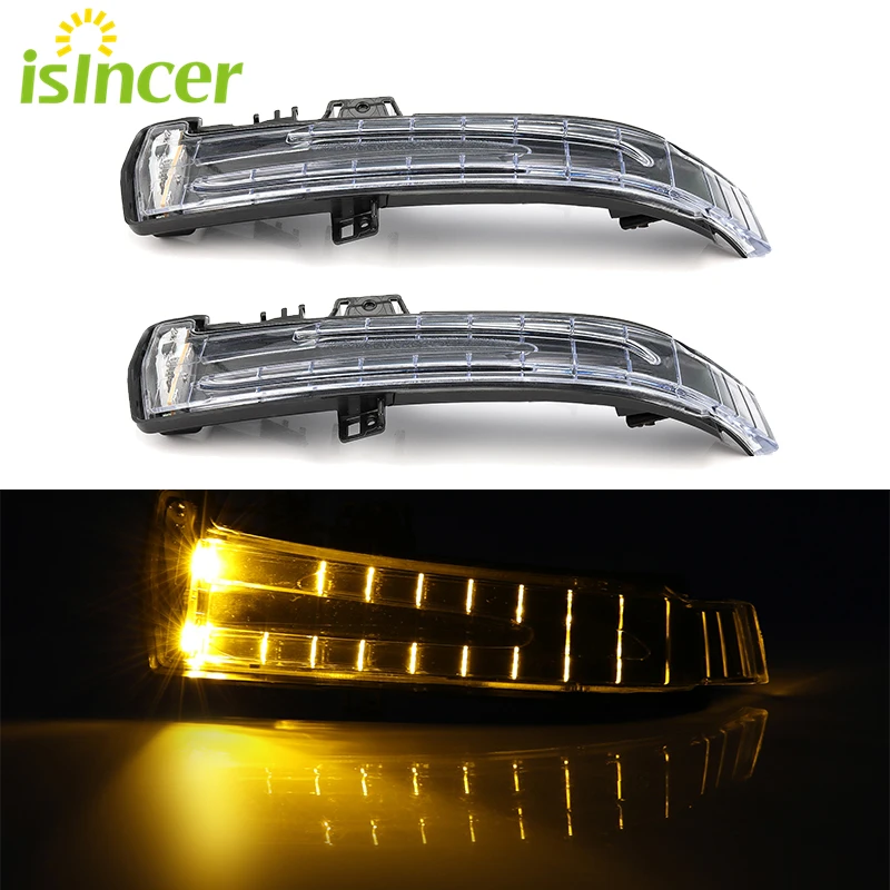 Автомобильное зеркало заднего вида сигнала поворота светильник для Mercedes Benz W221 W212