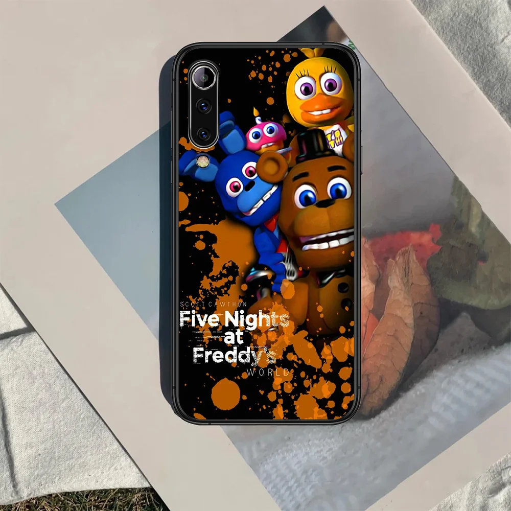 

five nights at freddy's fnaf freddy Phone case For Xiaomi Mi note 10 A3 9 MAX 3 A2 8 9 Lite Pro ultra black Coque Fashion Cover