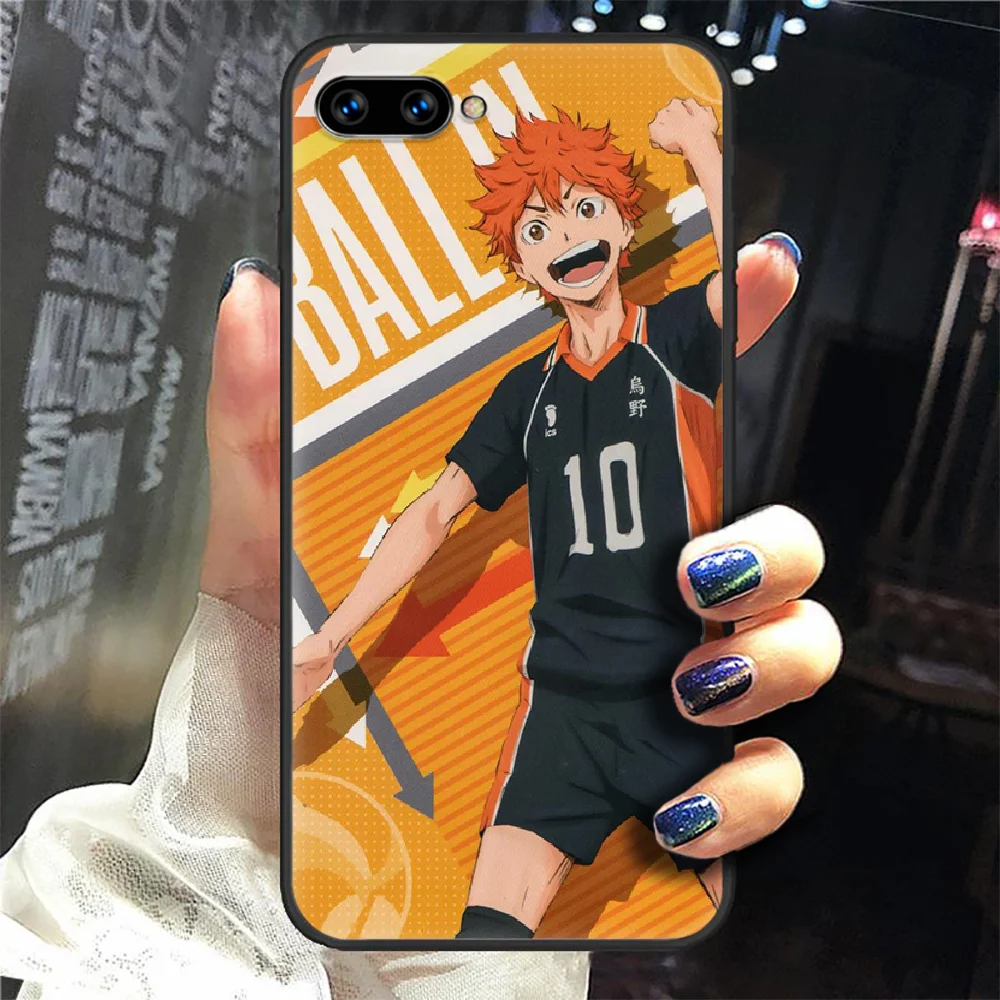 

Anime Haikyuu Hinata Phone Case Cover Hull For HUAWEI Honor 8 8c 8a 8x 9 9a 9x V10 MATE 10 20 I Lite Pro Black Back Pretty