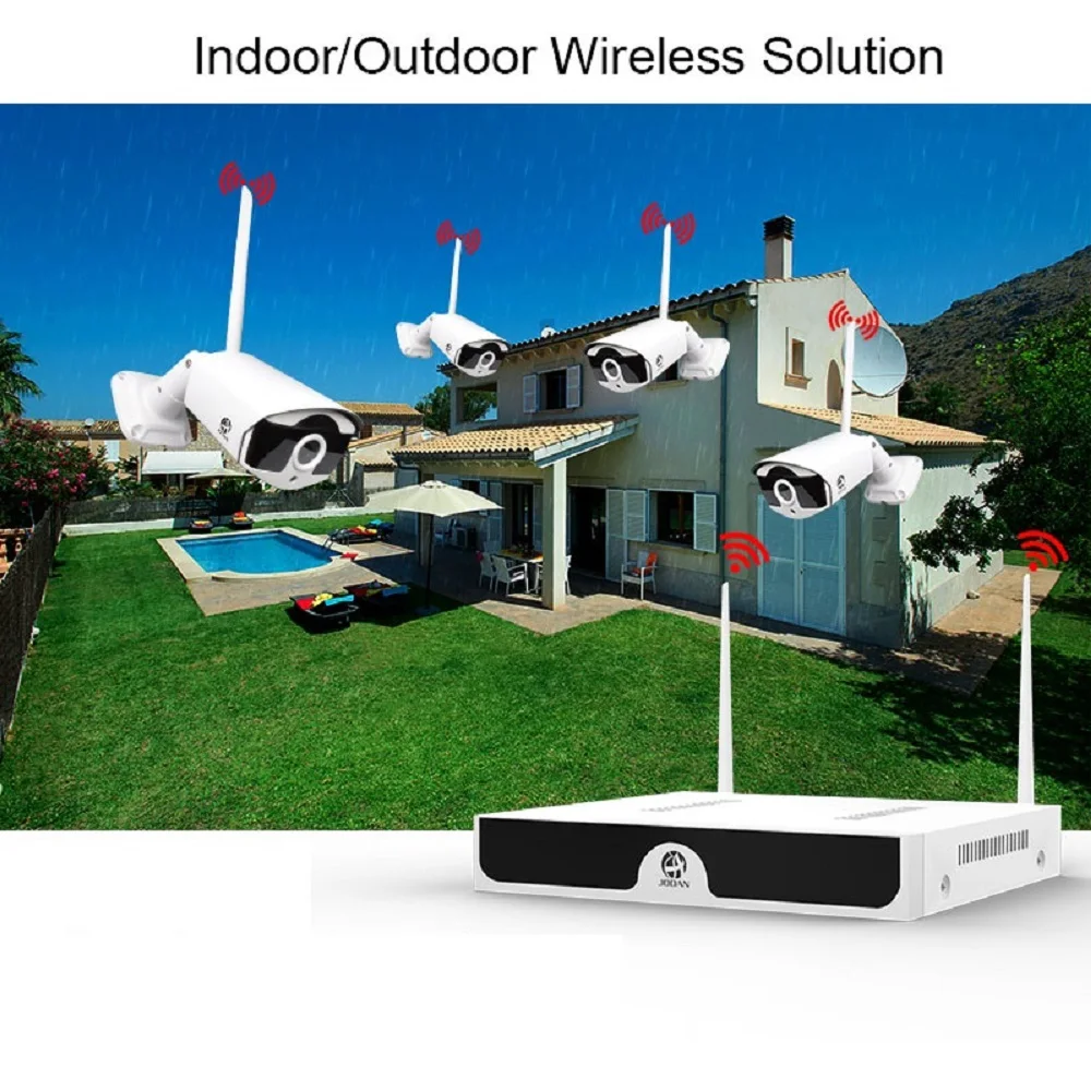 CCTV Камера Системы Беспроводной HD 8CH 1080P NVR Wi-Fi Камера комплект видеонаблюдения домашней безопасности IP камеры автомобиля Мобильный DVR комплект добавьте 1 ТБ жесткого диска