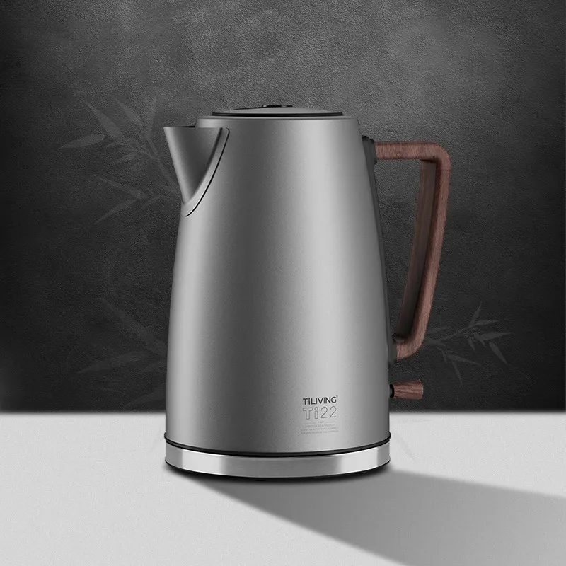

Titanium Alloy Electric Kettle 1.8L Household Anti-rust Electric Kettle 1800W STRIX Thermostat Water Boiler Preservative