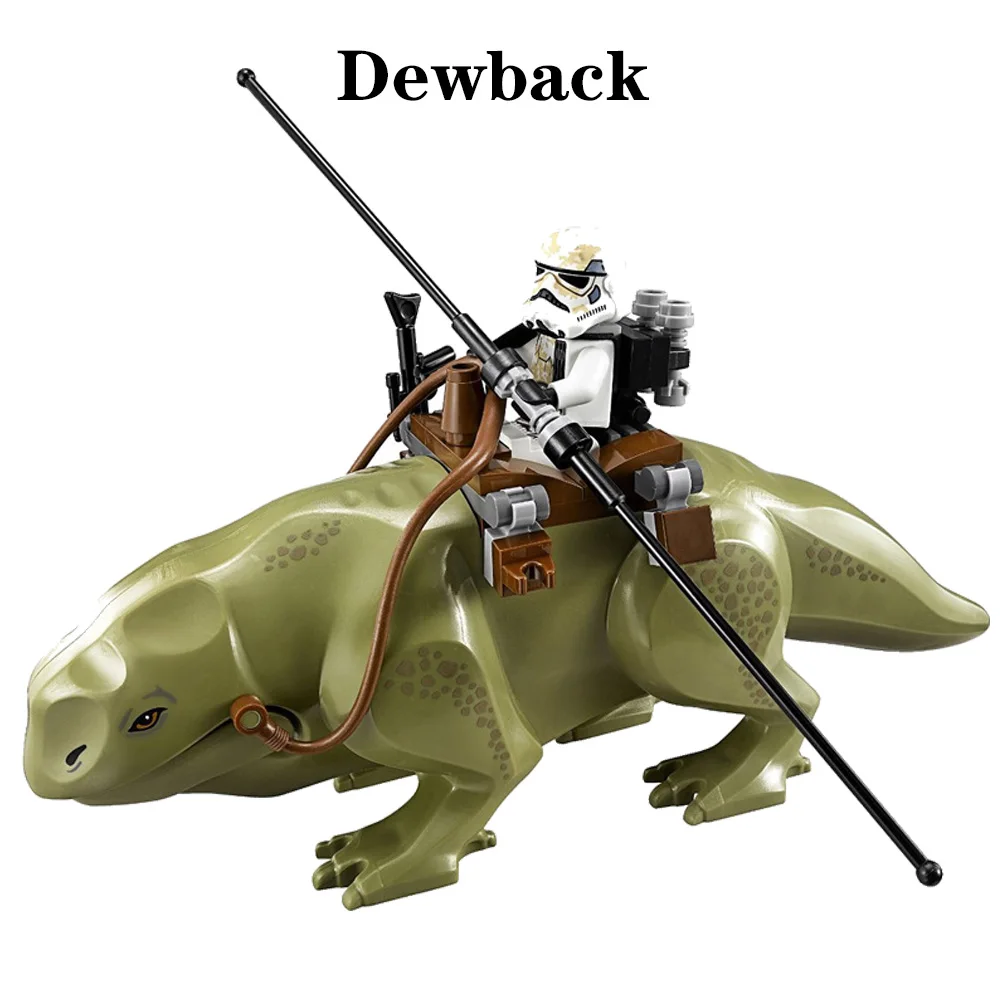 10 шт./лот Звездные войны Dewback + 8 Jabba блоки Lepining строительные игрушки для детей