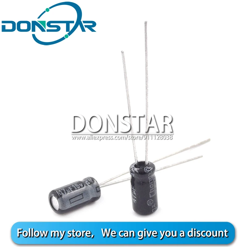 

20PCS 16V 47UF Aluminium Electrolytic Capacitor 47UF 16V 4*7MM Electrolytic Capacitor