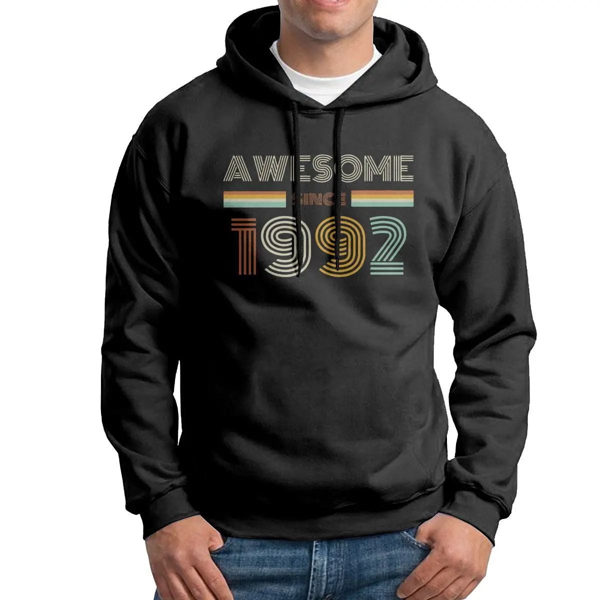 

Awesome Since 1992 29th Birthday Gift Man Hooded Sweatshirts Leisure Pure Cotton Hoodies Birthday Present Hoodie Shirt