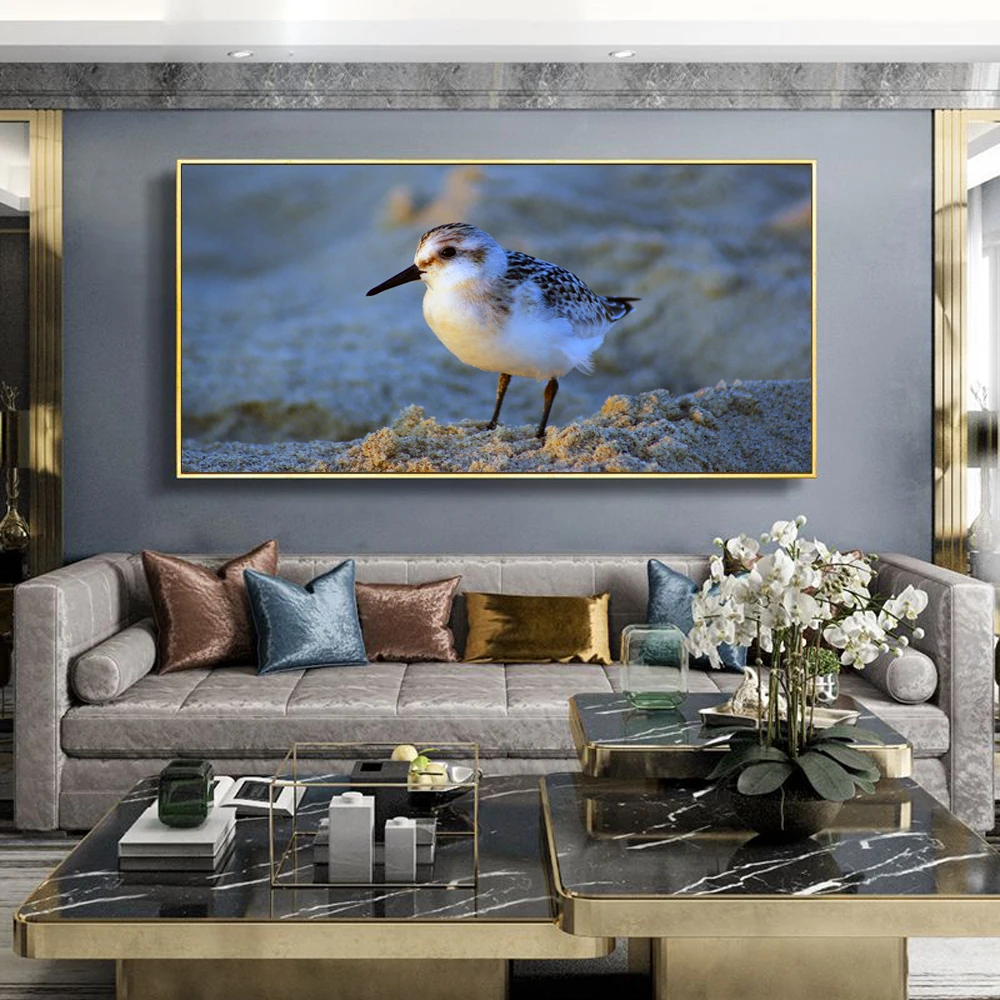 

Animal oil painting sharp beaked bird canvas painting office living room corridor home decoration mural