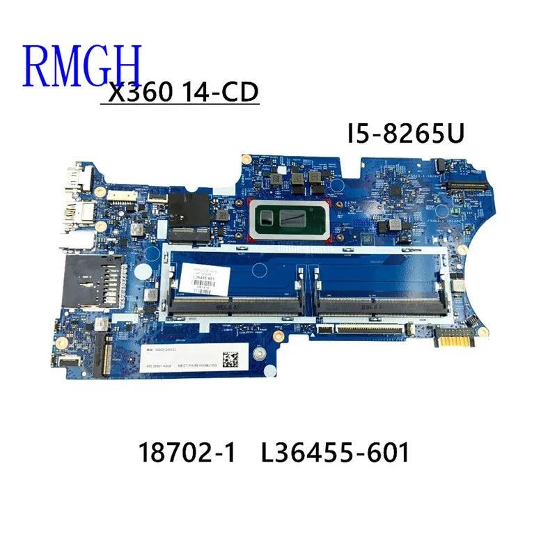 

18702-1 448.0E815.0011 For HP Pavilion x360 14-CD Laptop Motherboard SREJQ I5-8265U L36455-001 L36455-601 Mainboard fully tested